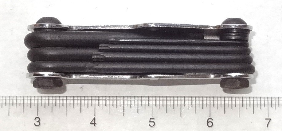 Craftsman 7 in hand torx key set t10 t15 t20 t25 t27 t30 t40 last one nos USA