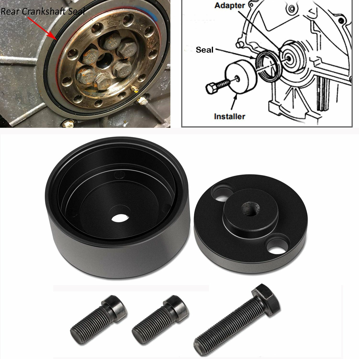 Rear Crankshaft Seal Installer Replace to OTC 7834 for Ford w/ 4.0L V6 Engine