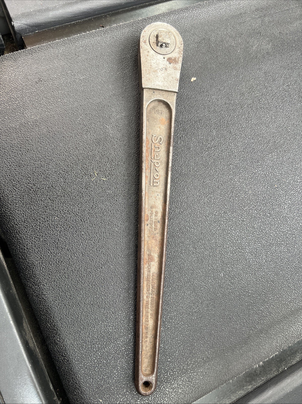 Snap On Tools USA RARE 5/8” Drive Push Thru Ratchet 18” Long VINTAGE 🇺🇸