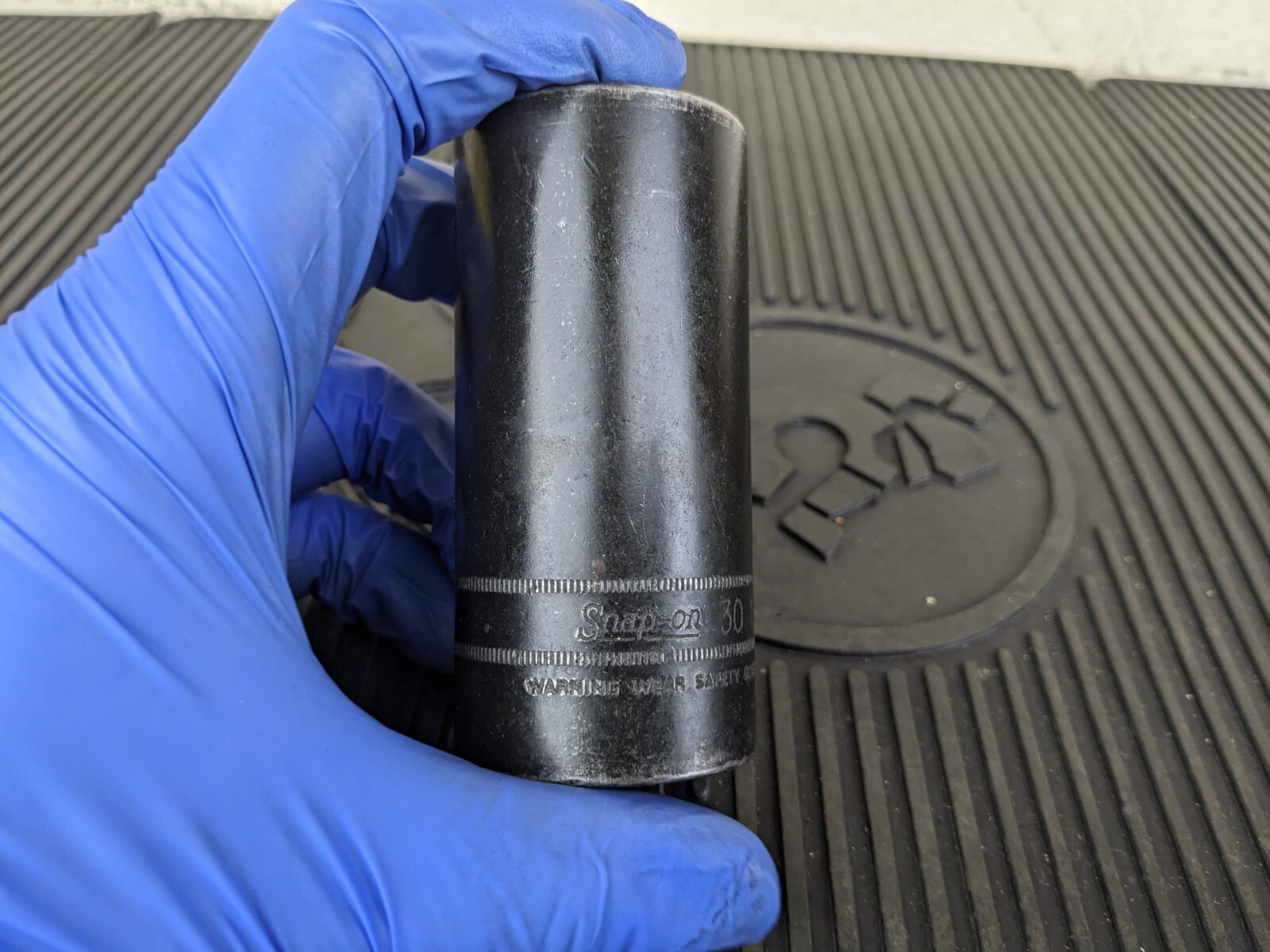 #bj000 Snap-on 1/2 Drive 6pt 30mm deep impact socket SIMM300 flank drive
