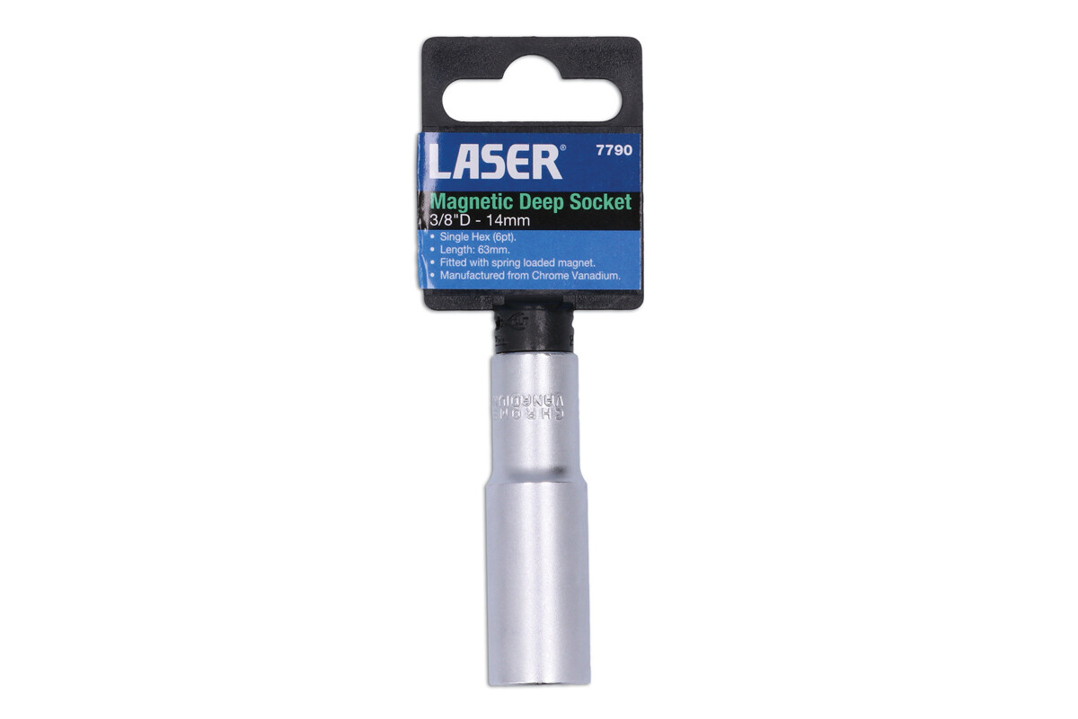 Laser 7790 3/8″ Drive 14mm Magnetic Deep Socket
