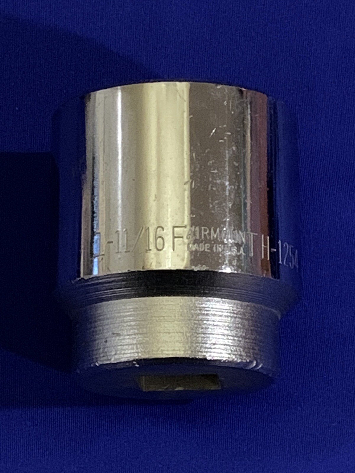 NEW Fairmount H-1254 3/4″ Drive 1-11/16″ 12 Point Socket Chrome MADE IN USA