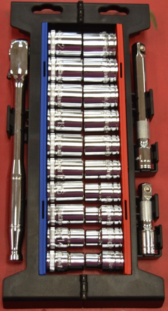 DieHard 23pc SAE/MM 1/2″ Drive 6pt Socket Set