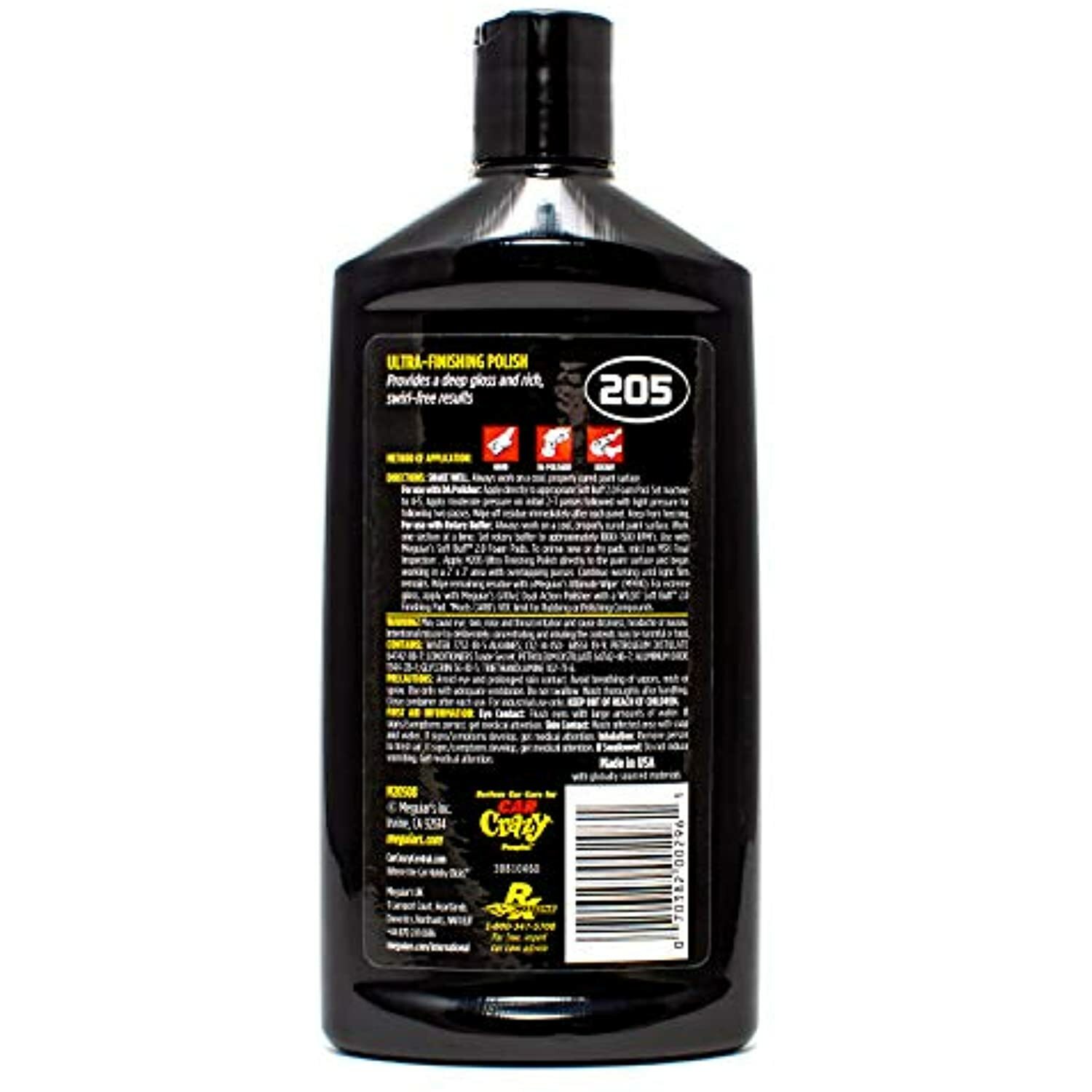 Meguiar’s M20508 Mirror Glaze Ultra Finishing Polish, 8 oz