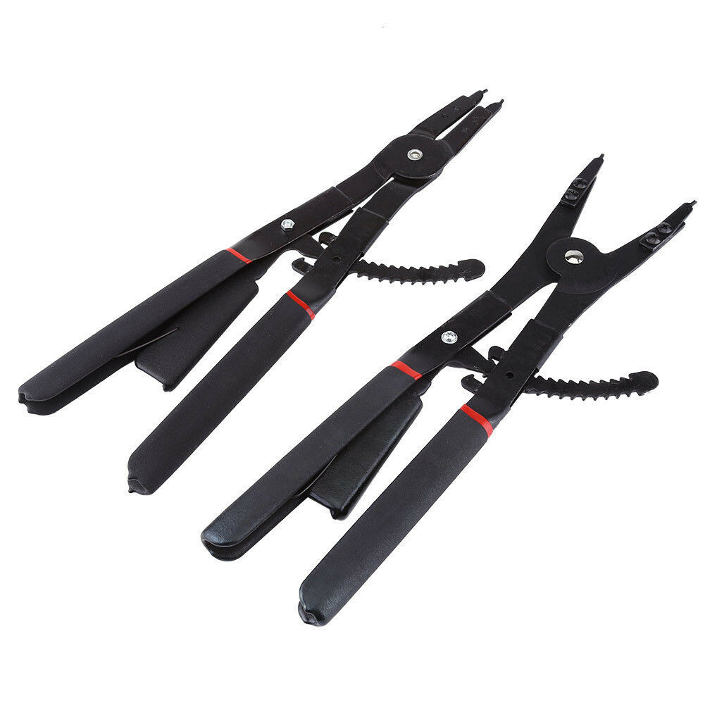 16″ Circle Circlip Ring Retaining Snap Ratchet 2 Plier 12 Tips