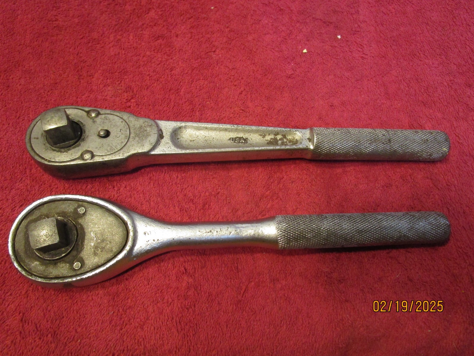 Lot of 2 Vintage 1/2″ Ratchets Penens Bonney + Sockets Proto Plumb