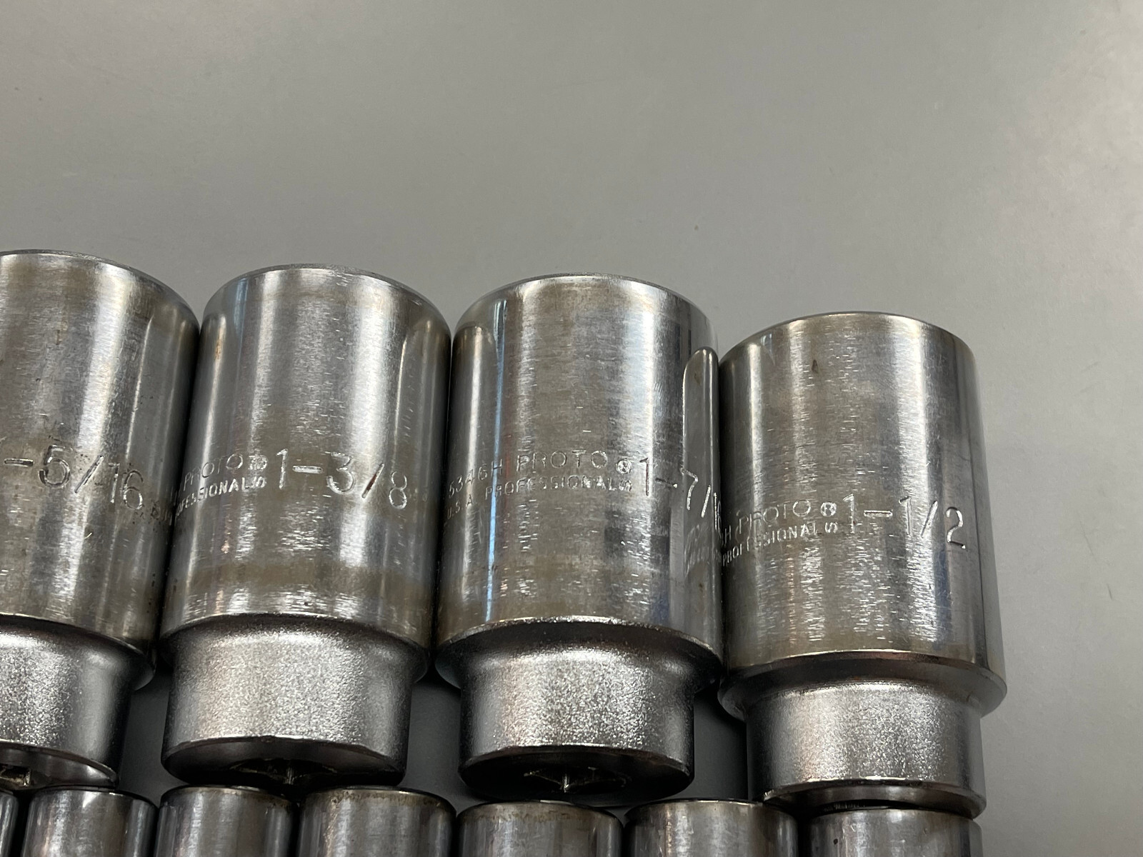 1/2″ Drive Deep Socket Set SAE 19 Pieces 3/8 in to 1 1/2in READ DESCRIPTION