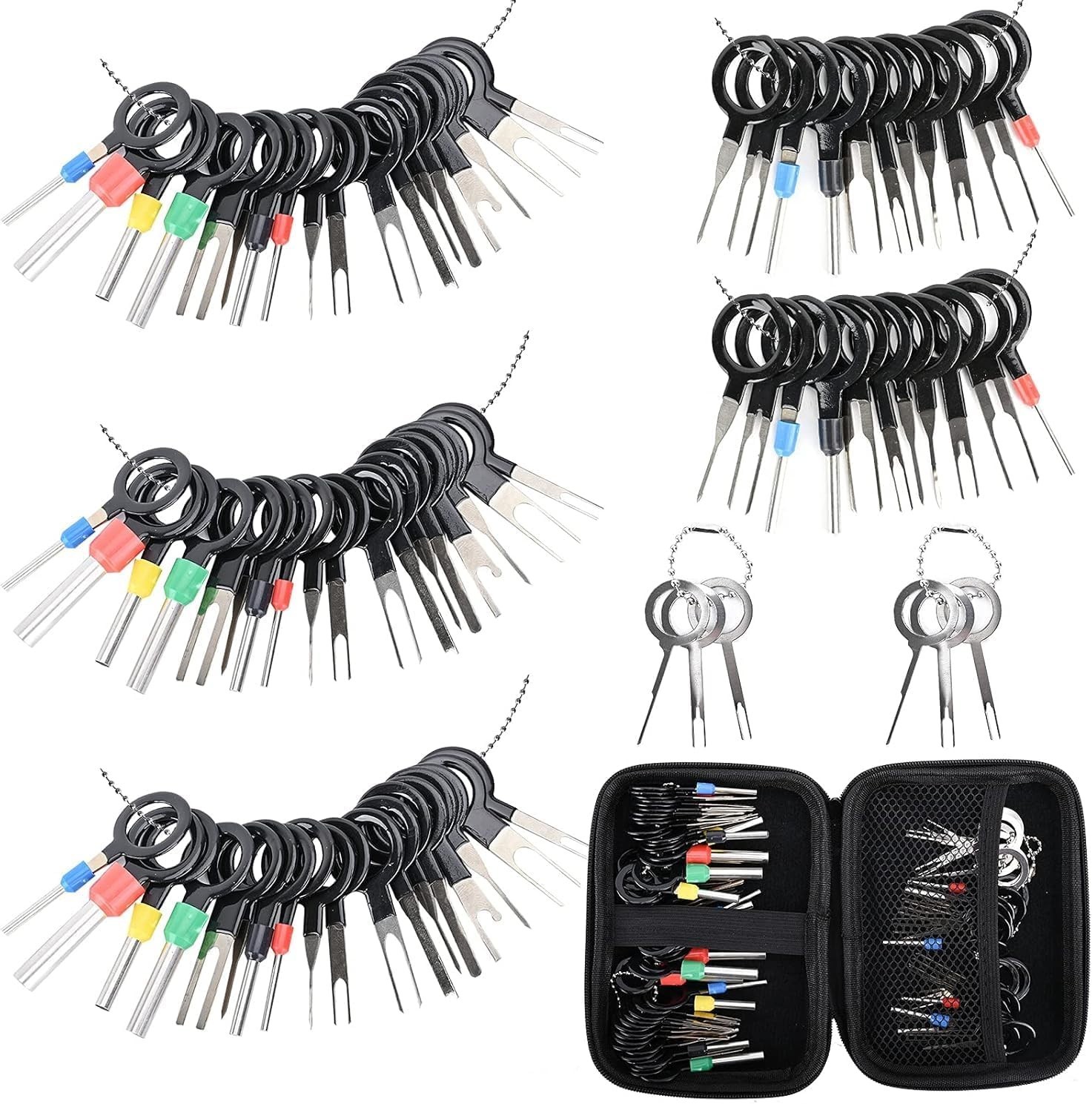 High-Quality Terminal Extractor Set – 82 Pcs with Carrying Case for Electronics
