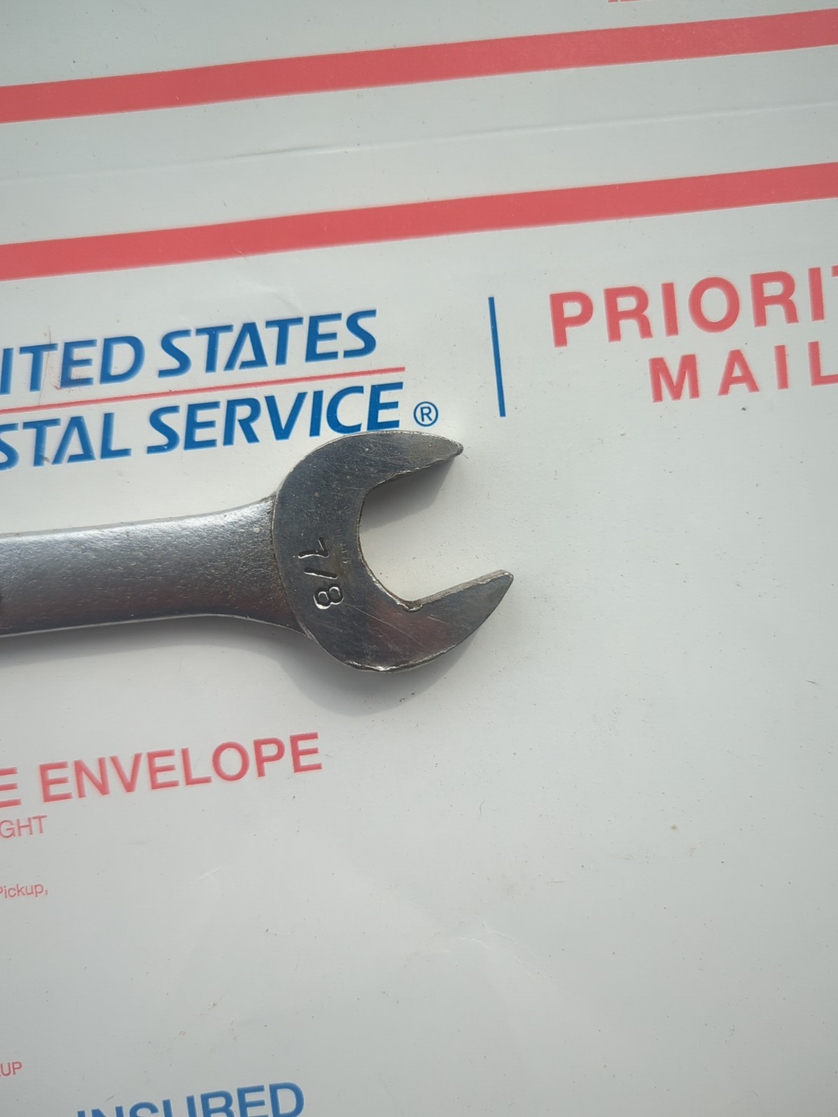 Craftsman 7/8 Inch Combination Wrench W 44703 Vintage USA