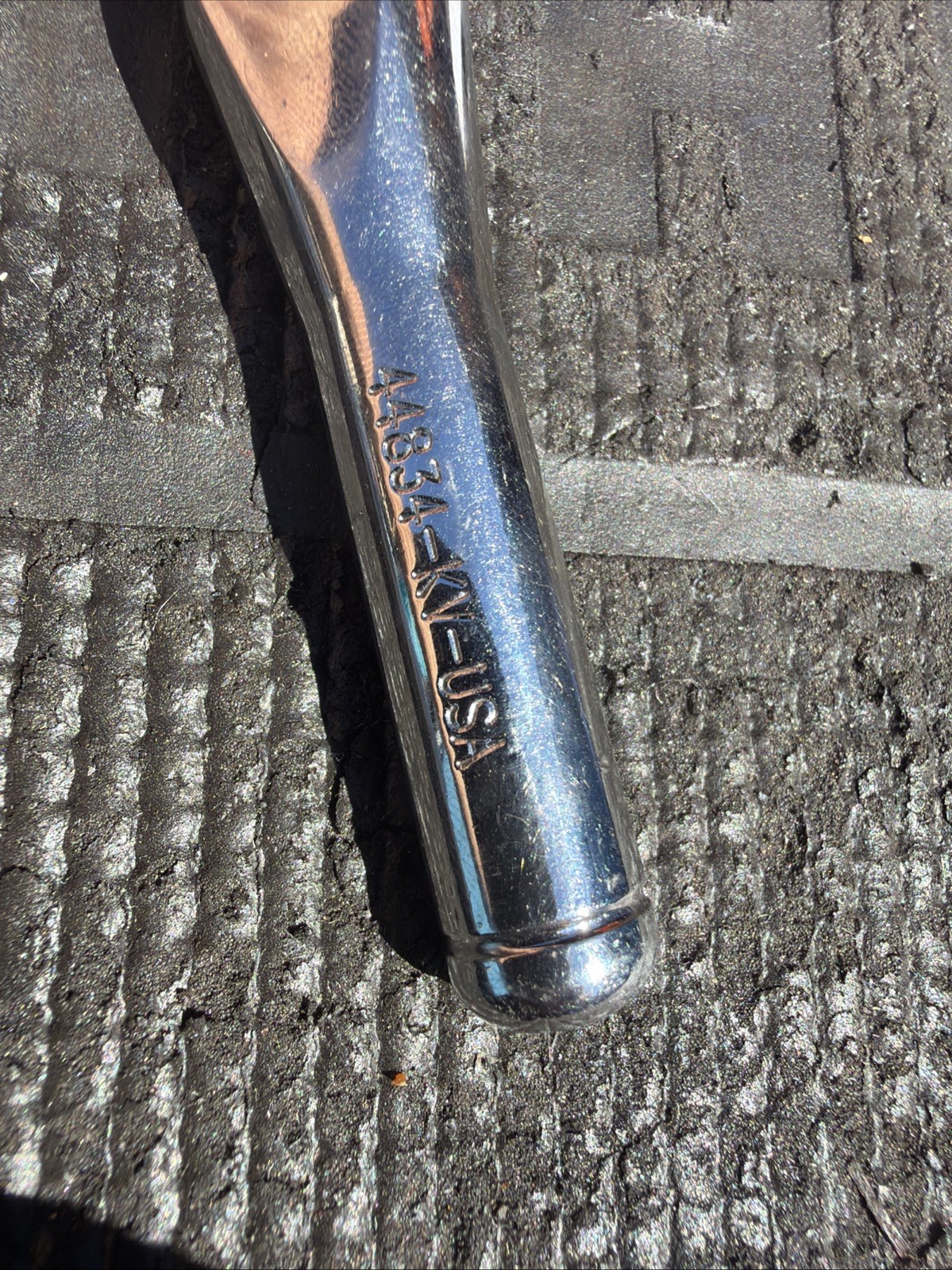 Sears Craftsman USA 3/8” Drive Stubby Flex Head Ratchet 44834 Full Polish Midget