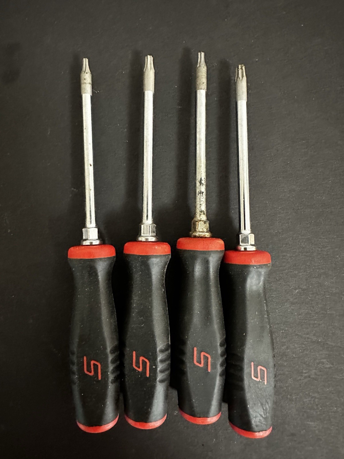 SNAP ON SGTX40 BLACK /RED MINI SOFT GRIP HANDLE TORX SCREWDRIVER