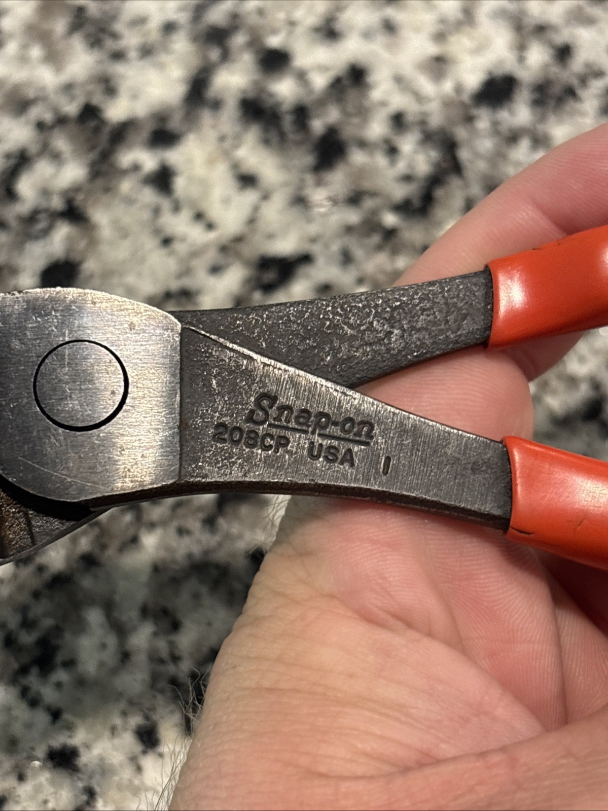 Snap On USA 208CP Long Angled Nose Battery Terminal Pliers
