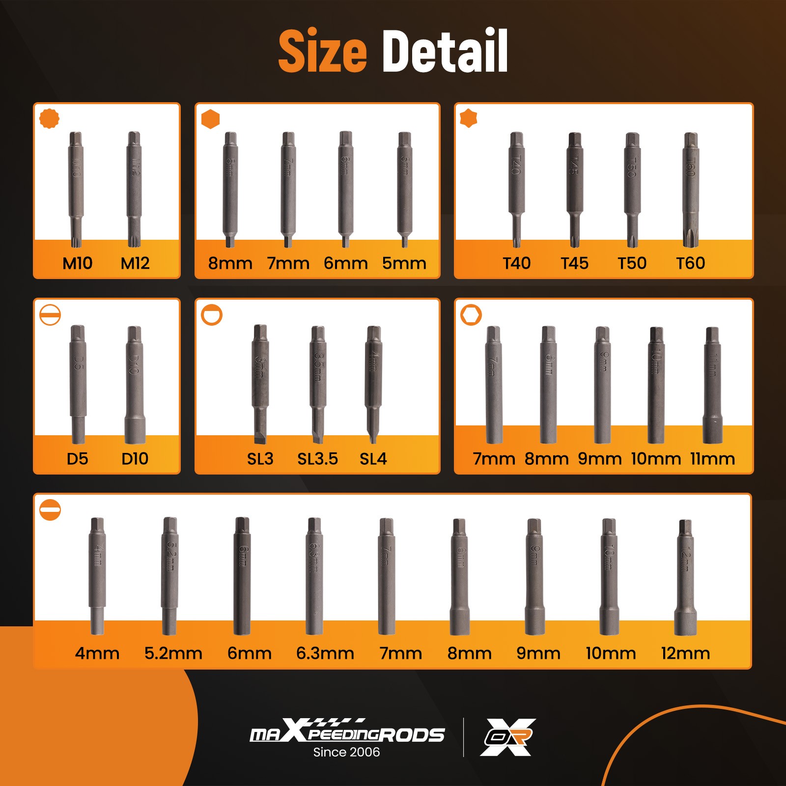 Strut Nut Removal Installation Tool 50-Pieces Socket Wrench Kit For All Vehicles