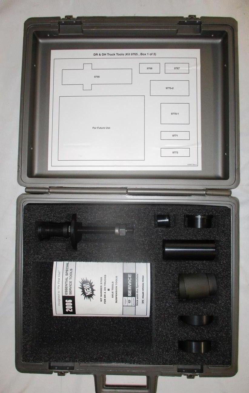 Miller Special Tools Mopar 9765 2006 DR DH Ram Truck Tools BOTH Boxes Complete