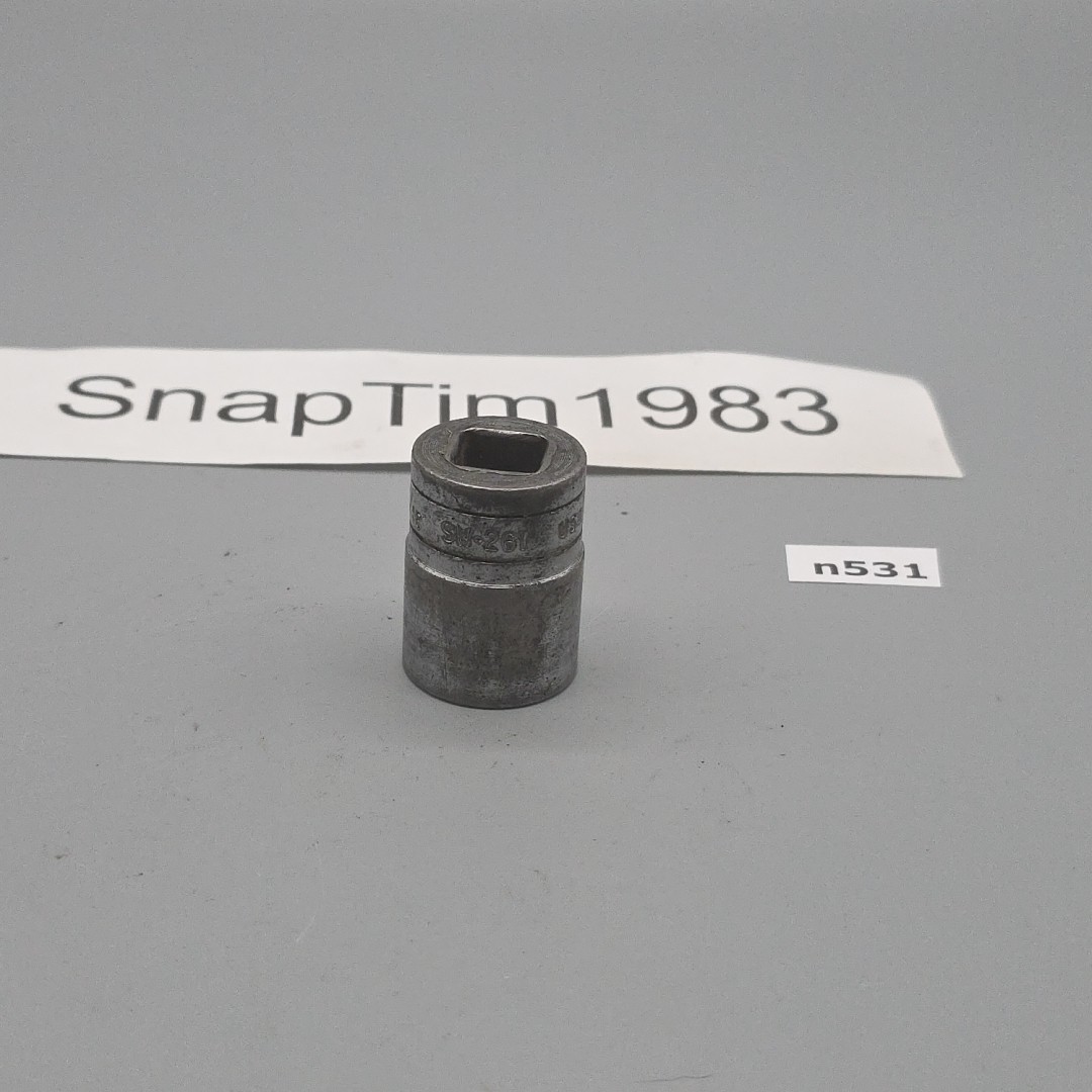 Snap-on Tools SW261 1/2″ Drive 13/16″ 12 Point Shallow Socket USA