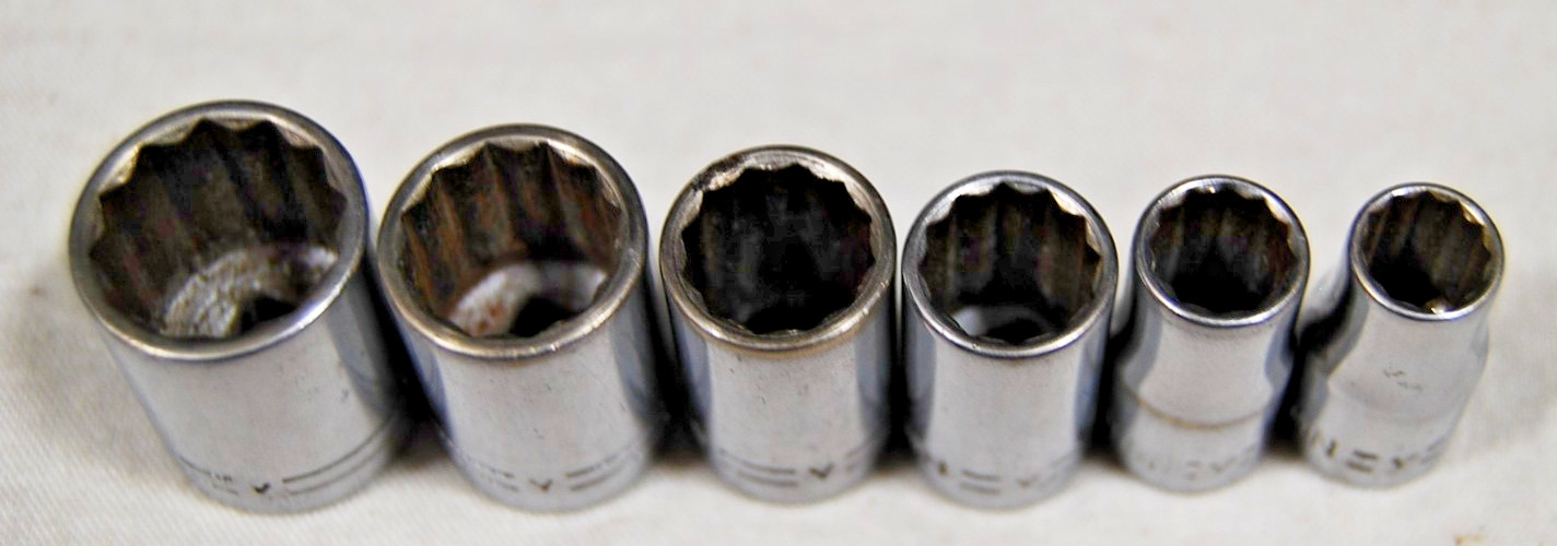 Craftsman 1/4″ Drive SAE 12 Point 6pc Socket Set