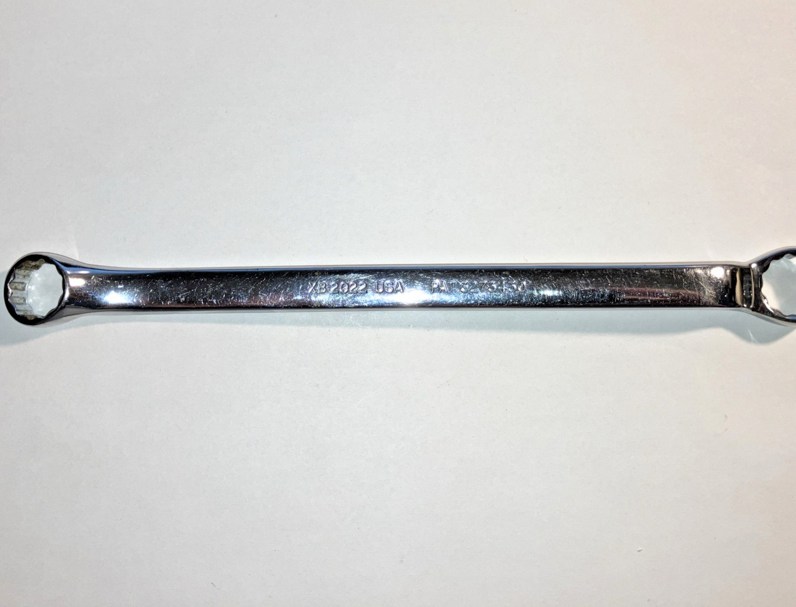 Snap-on Tools XB2022 5/8″ x 11/16″ Offset Box End Wrench Underlined Logo USA