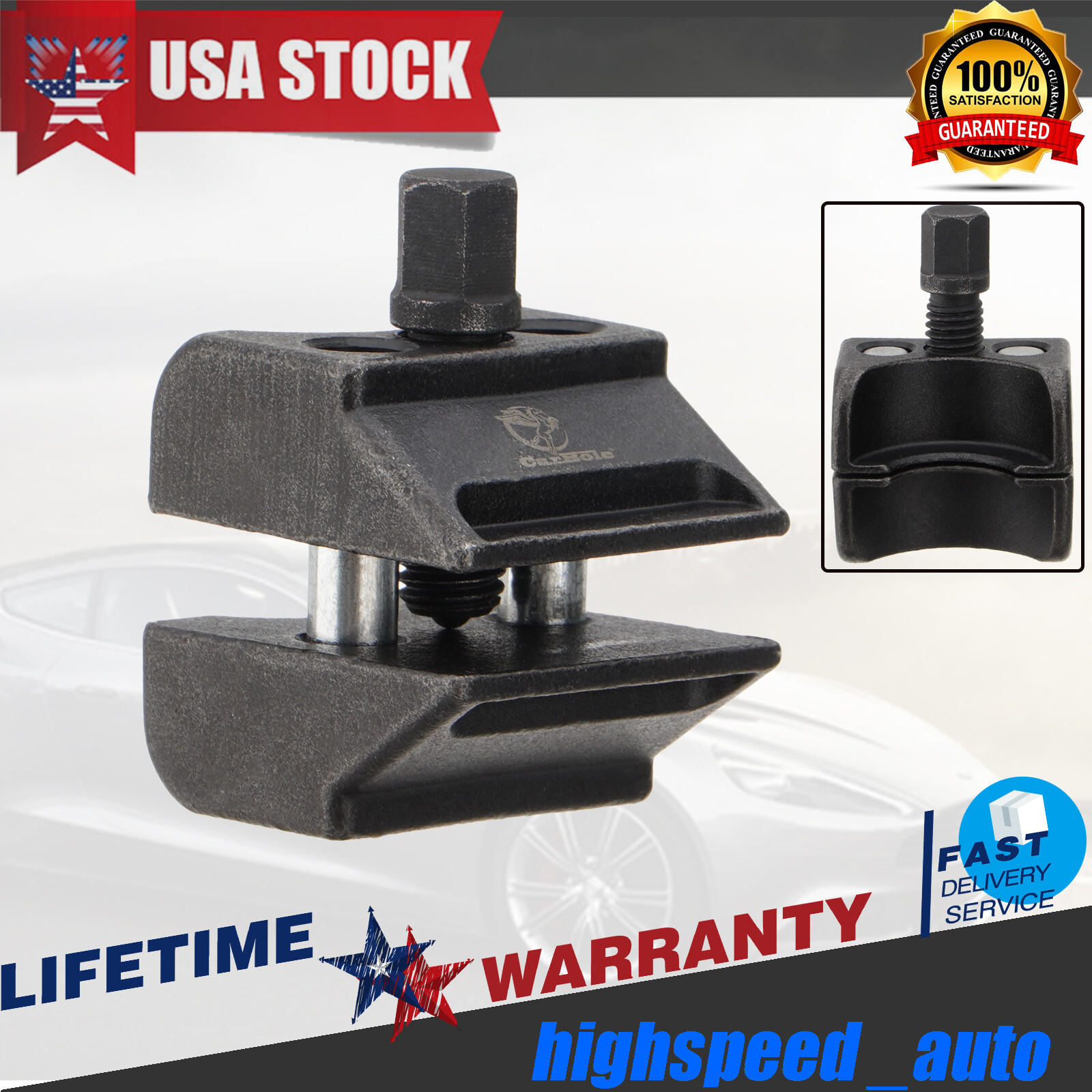 Car Suspension Strut Split Hub Steering Knuckle Spreader Steel Tool Universal