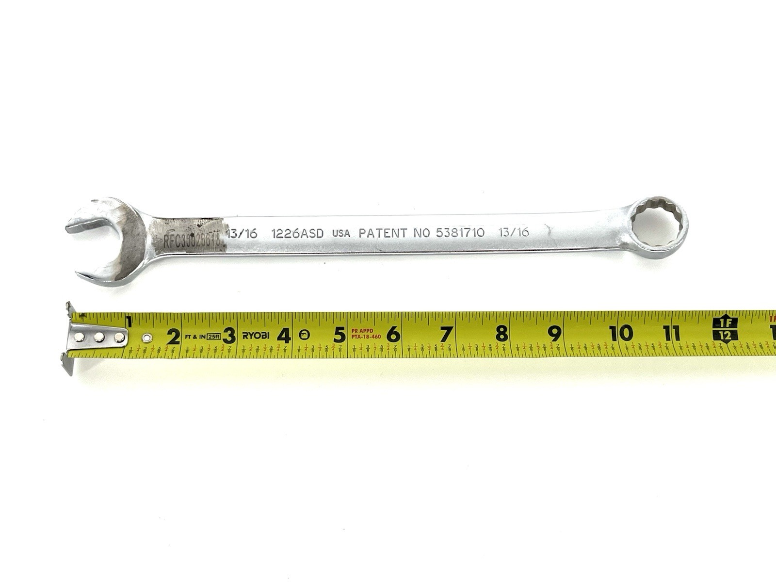 Proto USA 13/16″ Combination Wrench Model 1226ASD 12 Point Anti Slip Design