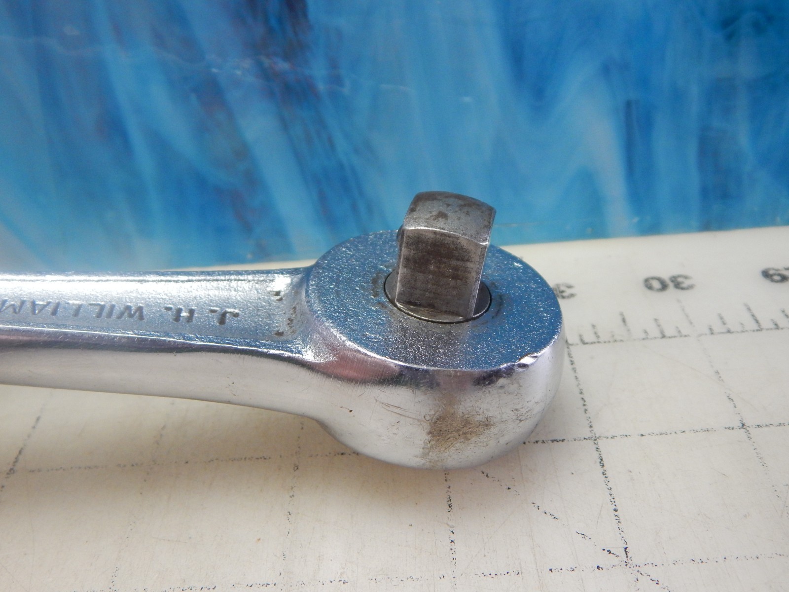 J.H. Williams 1/2″ Dr. Ratchet S-52 Super ratchet Vintage 11″ FINE TOOTH