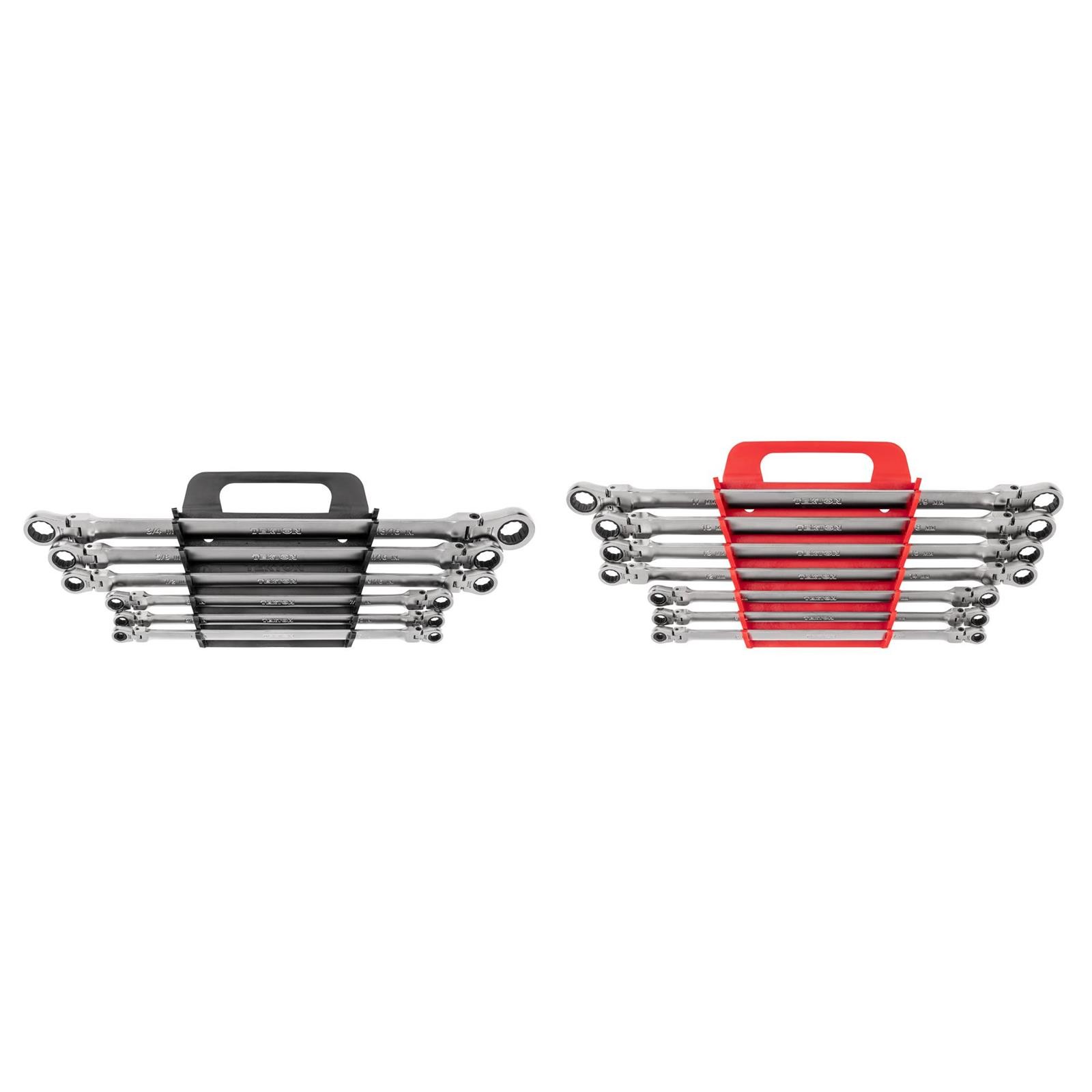 Tekton WRB96202 Long Flex Head 12-Point Ratcheting Box End Set