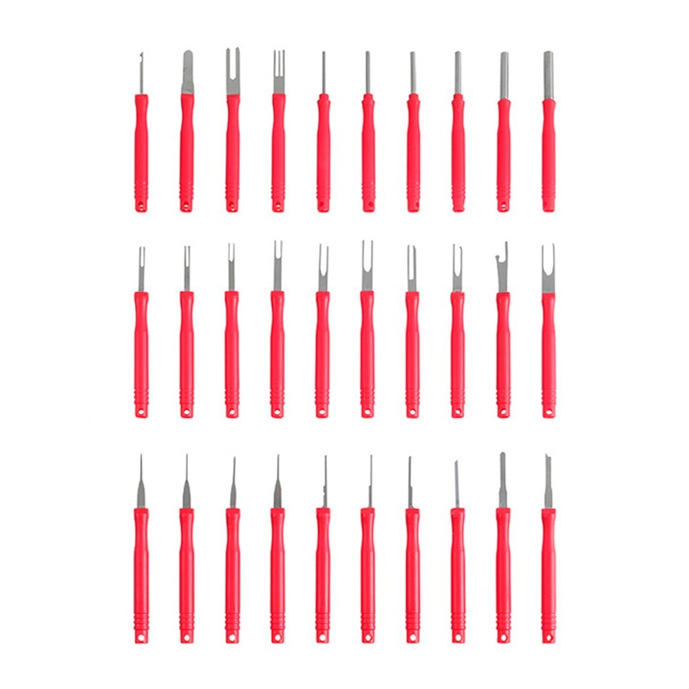 Stainless Steel 30Pcs Terminal Removal Tool Set Perfect for Wire Connector Pins