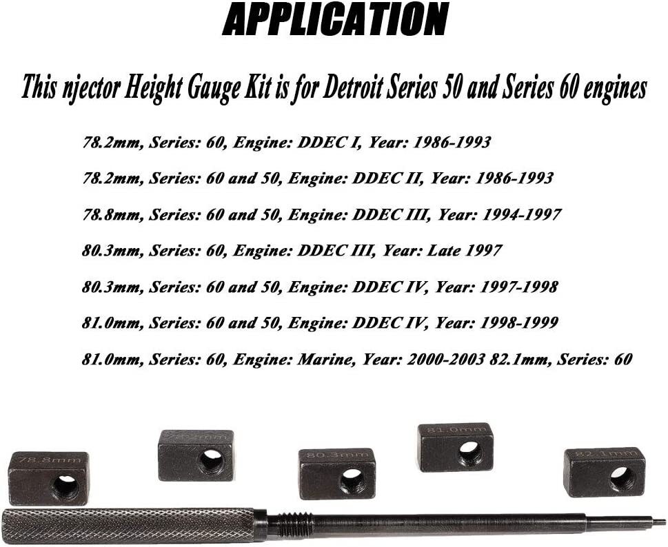 for Detroit Diesel 60 Series Engine Injector Tool, Cam Gear Retaining Tool