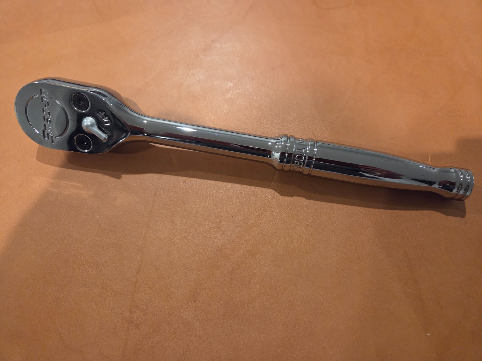 NEW Snap On Tools USA 1/2″ Drive 10.5” Long Standard Handle Chrome Ratchet S80A