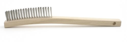 Wire Brush B740ss 3×19 1″w 13-3/4″oal 1-3/16″trim