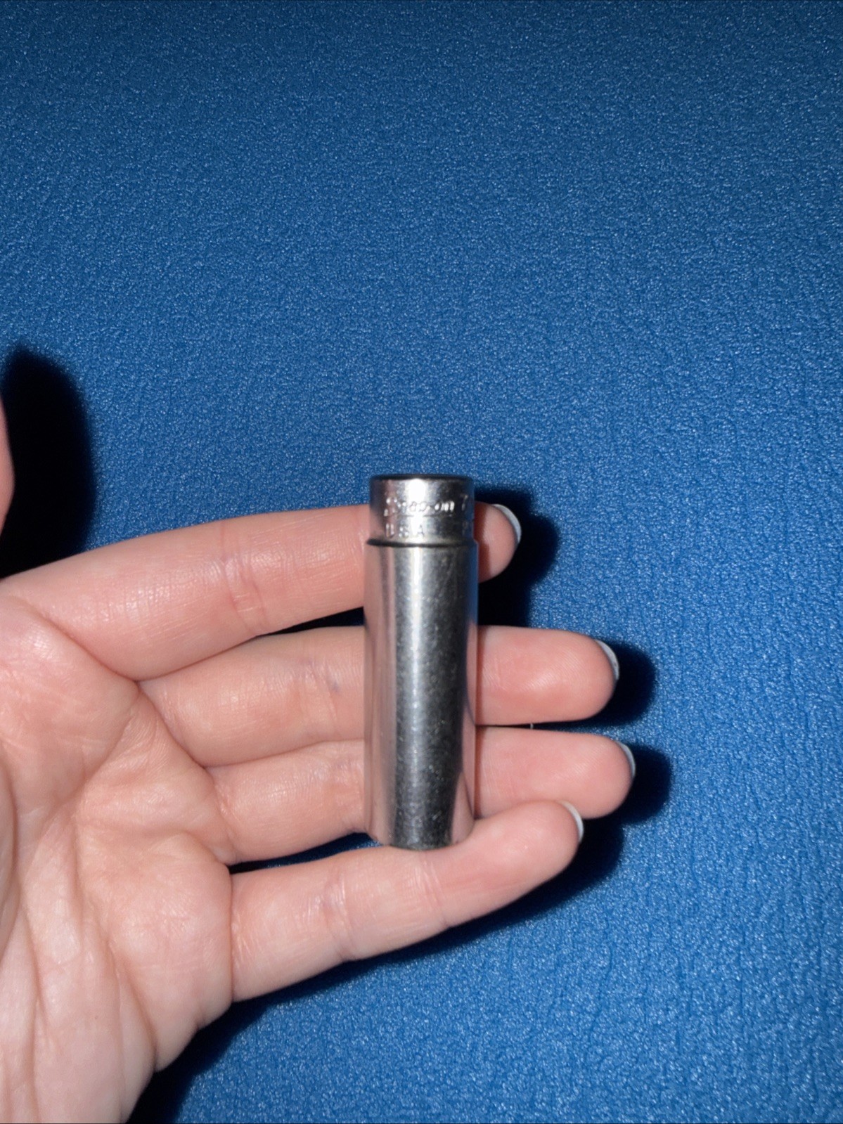 Snap-on Tools USA STM14 1/4″ Drive 7/16″ SAE 6 Point Deep Chrome Socket