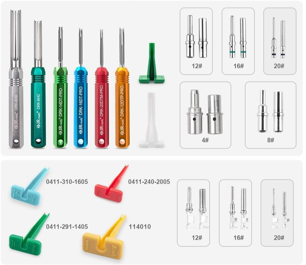 ST5257-PRO Deutsch Connector Tool Kit 6-22AWG Pin Removal Set