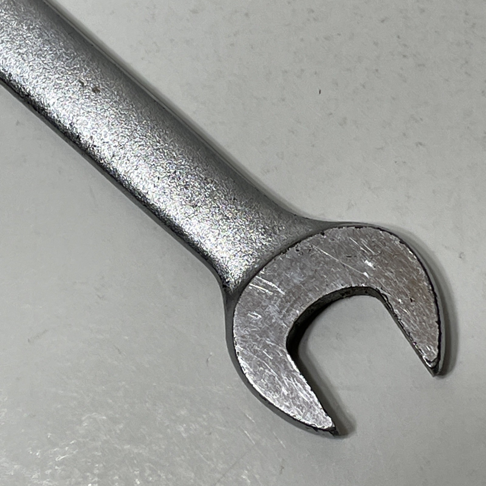 Herbrand 1/2″ x 9/16″ Wrench 1725-B Double Open End SAE Vintage USA Satin Chrome