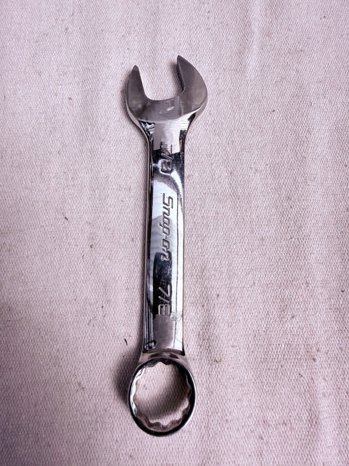 Snap-on Tools USA 7/8″ SHORT Length 12pt Point Combination Wrench OEX280B