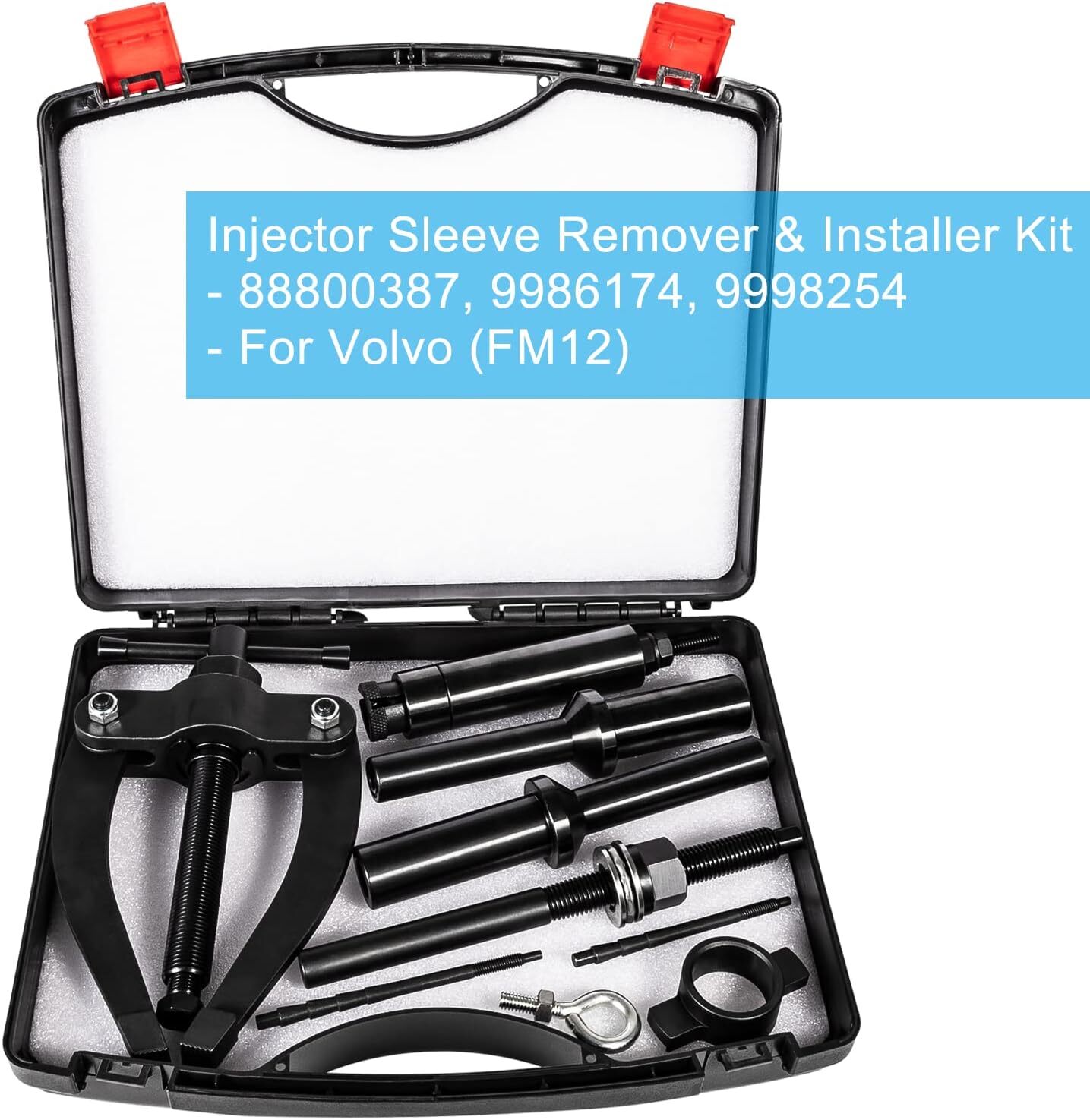 INJECTOR SLEEVE NOZZLE CUP TUBE REMOVAL & INSTALL TOOL FOR VOLVO D11 D12 D13 D16