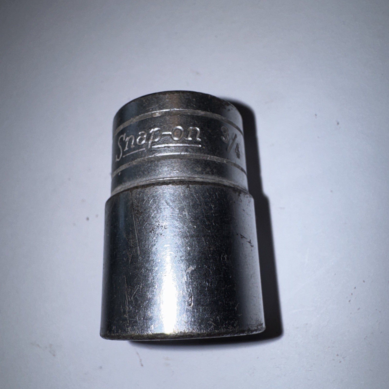 Snap-On Shallow Socket 3/4″ SAE TW241 1/2″ Drive 6 Pt Drive As Pictured Mechanic