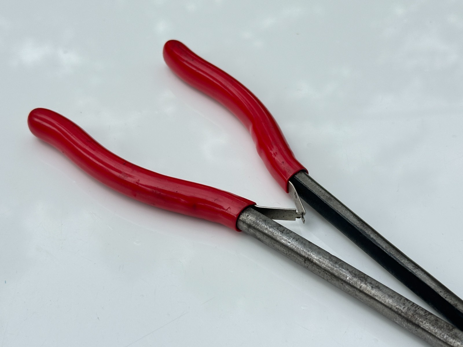 MAC Tools P301787 Long Reach Hose Pliers, Spring Loaded, Red Grip Handle