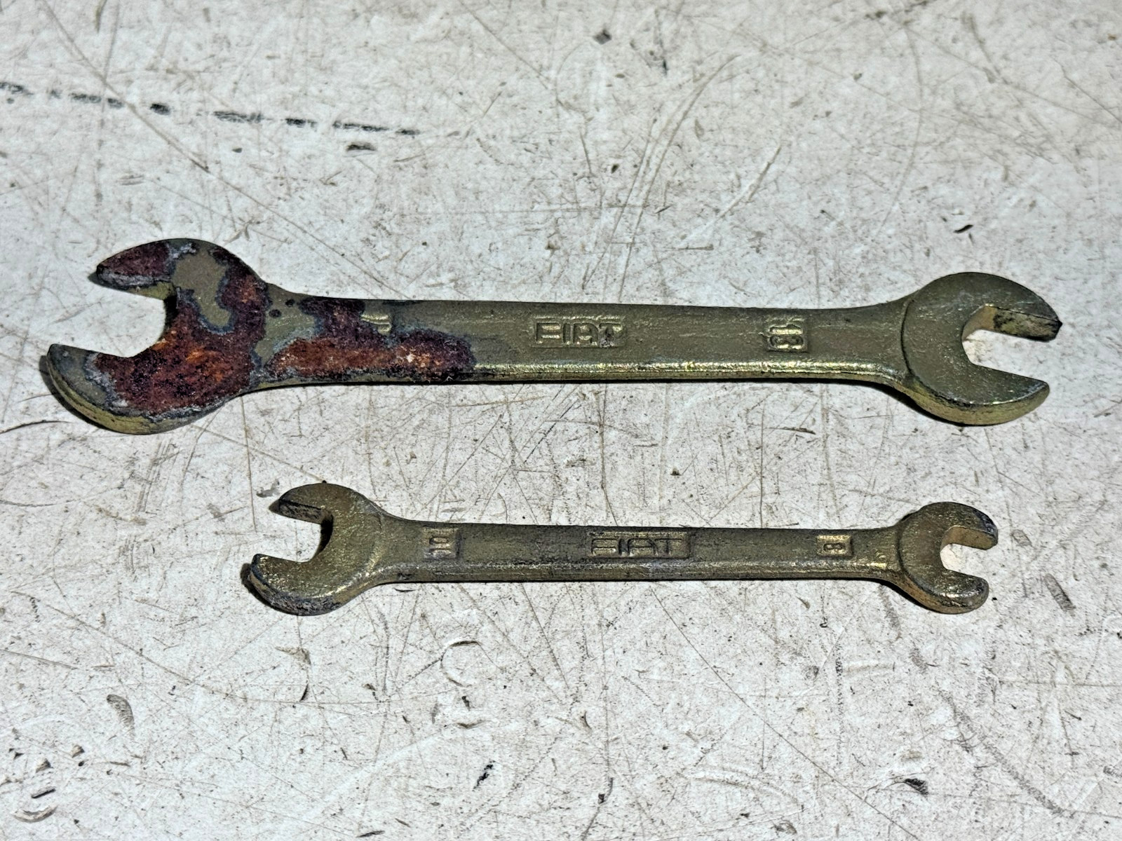 Vintage Fiat 500 600 850 124 127 128 Tool Kit Set – missing 1 tool