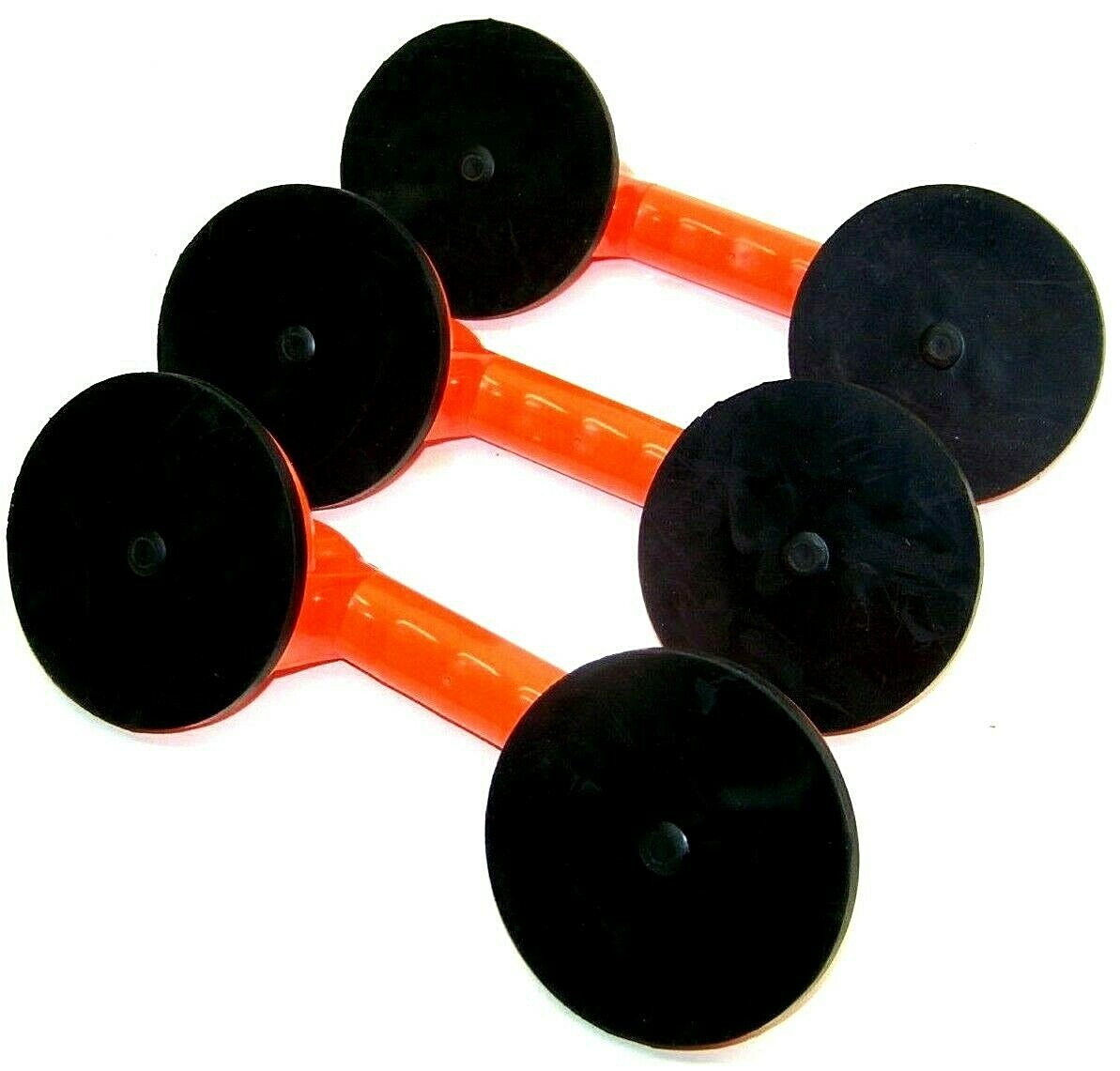 (3) 4-1/2″ Double Large Suction Cup Dent Puller Dent Remover Rubber Pad Lifter
