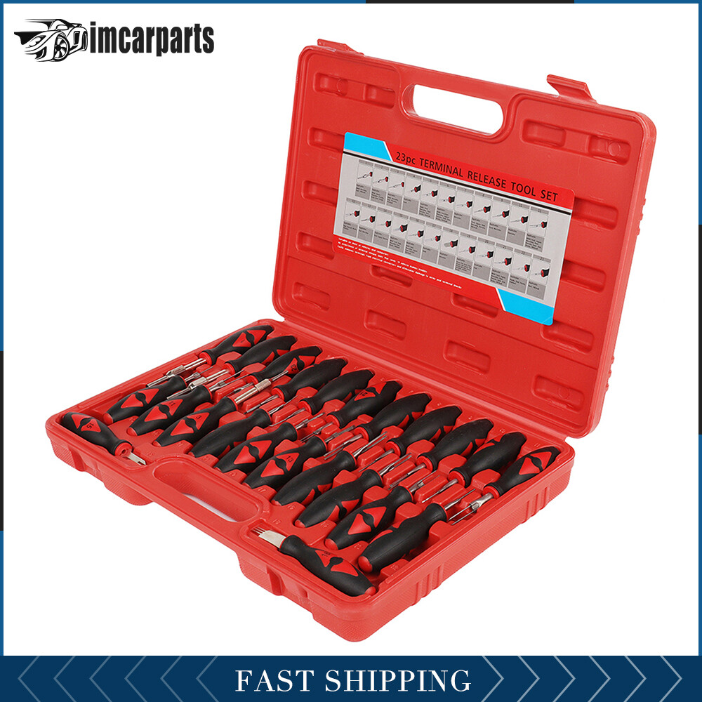 23pcs Universal Terminal Connector Release Tool Kit Extractor Removal Tool Set