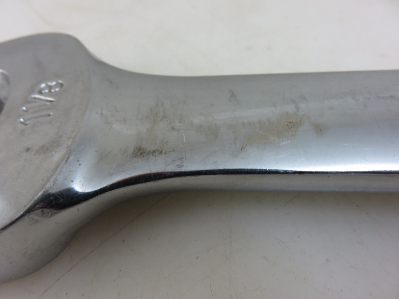 Snap-On OEX36 1-1/8″ Combination Wrench 12pt 15.5″ Long Vintage
