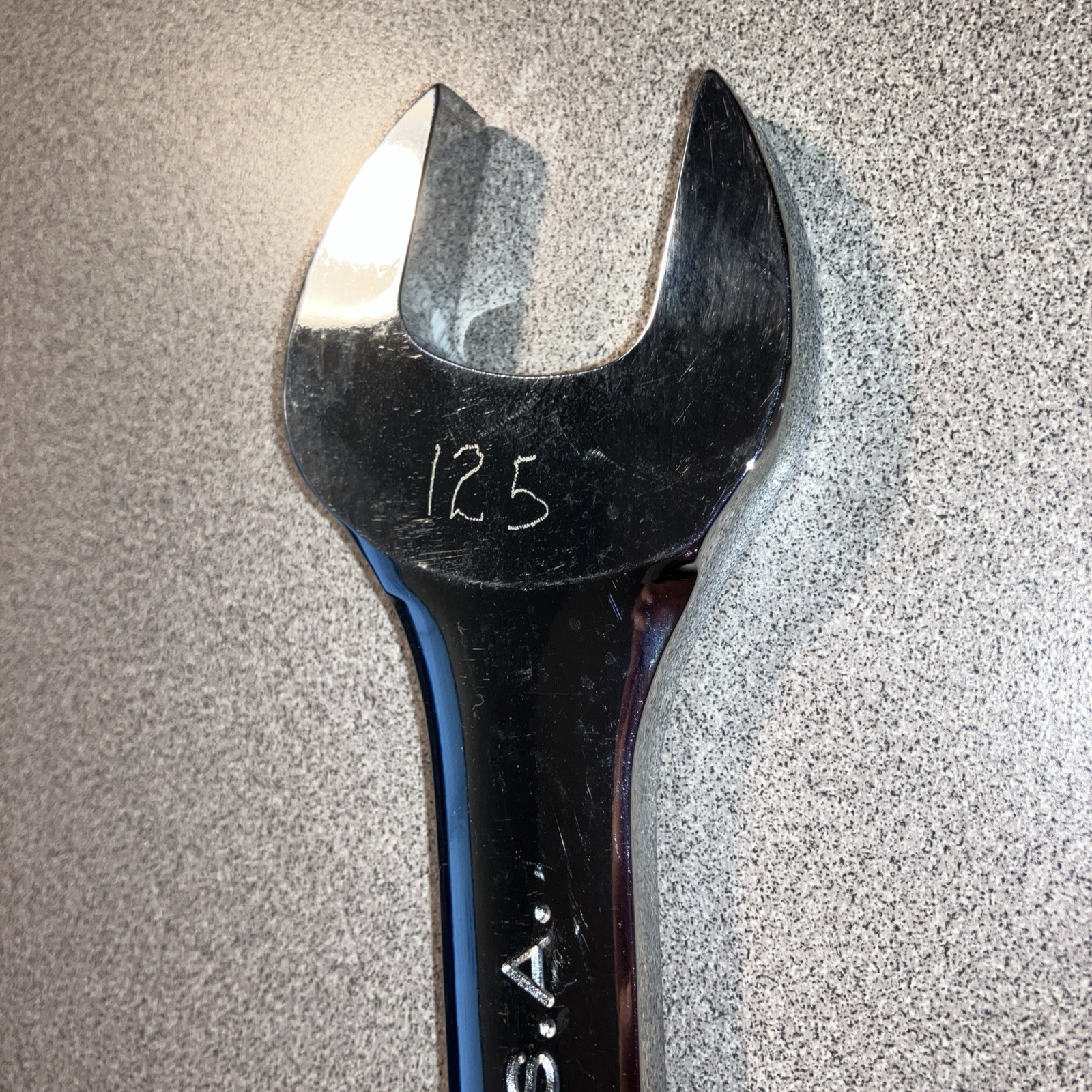 SK Tools 86527 27mm x 30mm Double Open-Ended Wrench Made In USA Engraved