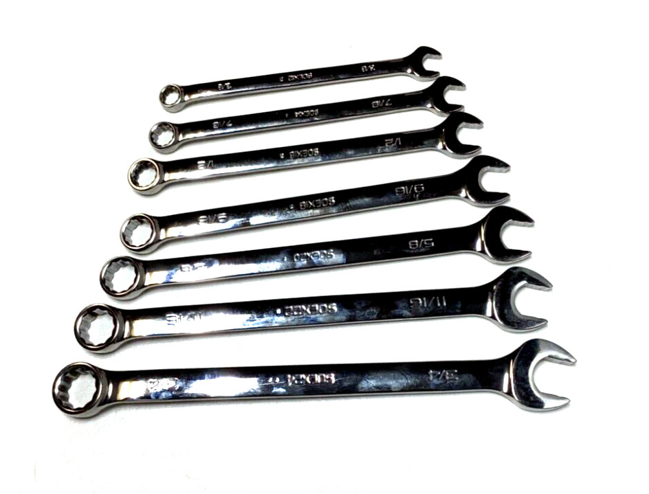 NEW Snap-on™ 3/8″ thru 3/4″ 12-pt Flank drive Plus Wrench Set SOEX707