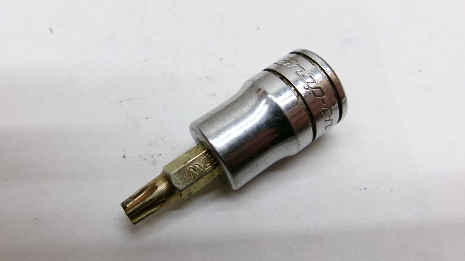 Snap-on tools 3/8″ drive T27 Torx Bit Chrome Socket FTX27E USA Nice!
