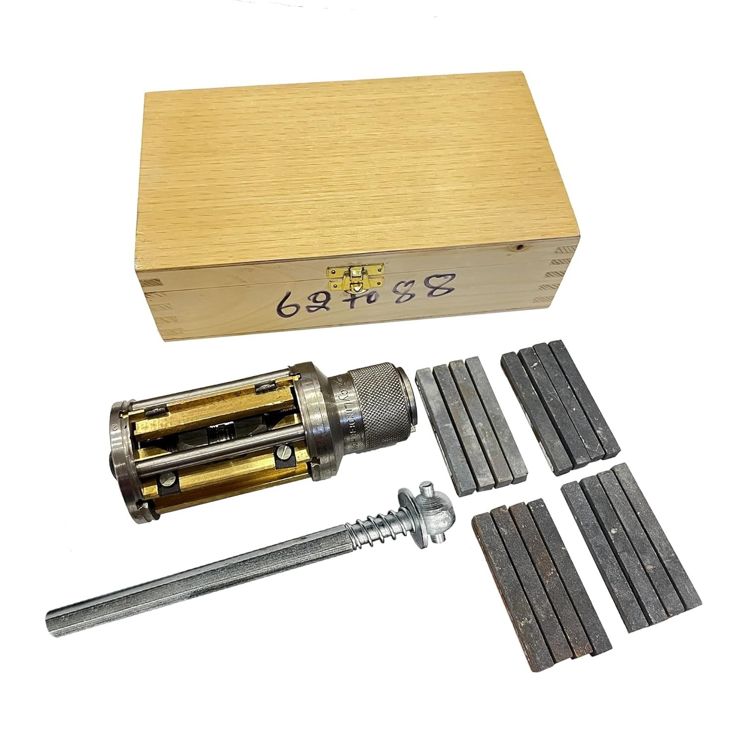 Engine Cylinder Hone Kit 62mm to 88mm Adjustable Handheld Honing Tool with 16…