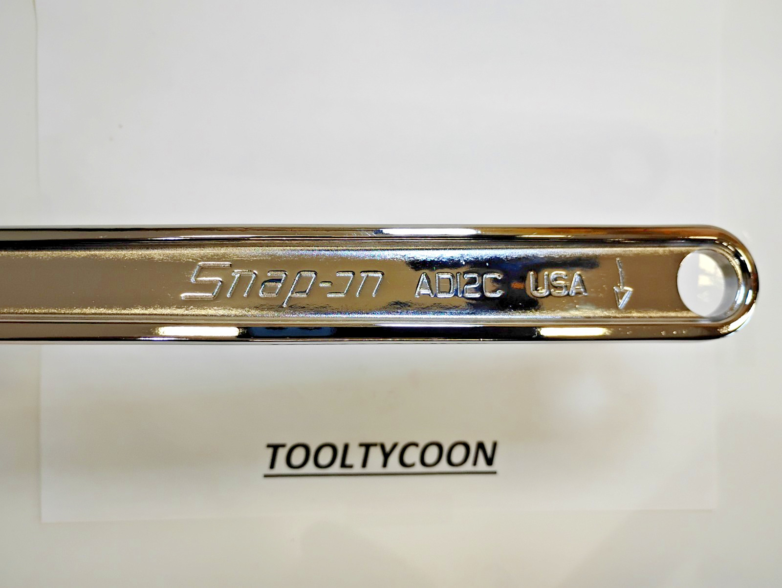 Snap-On Tools SPAIN NEW 12″ ADJUSTABLE Wrench Chrome AD12C