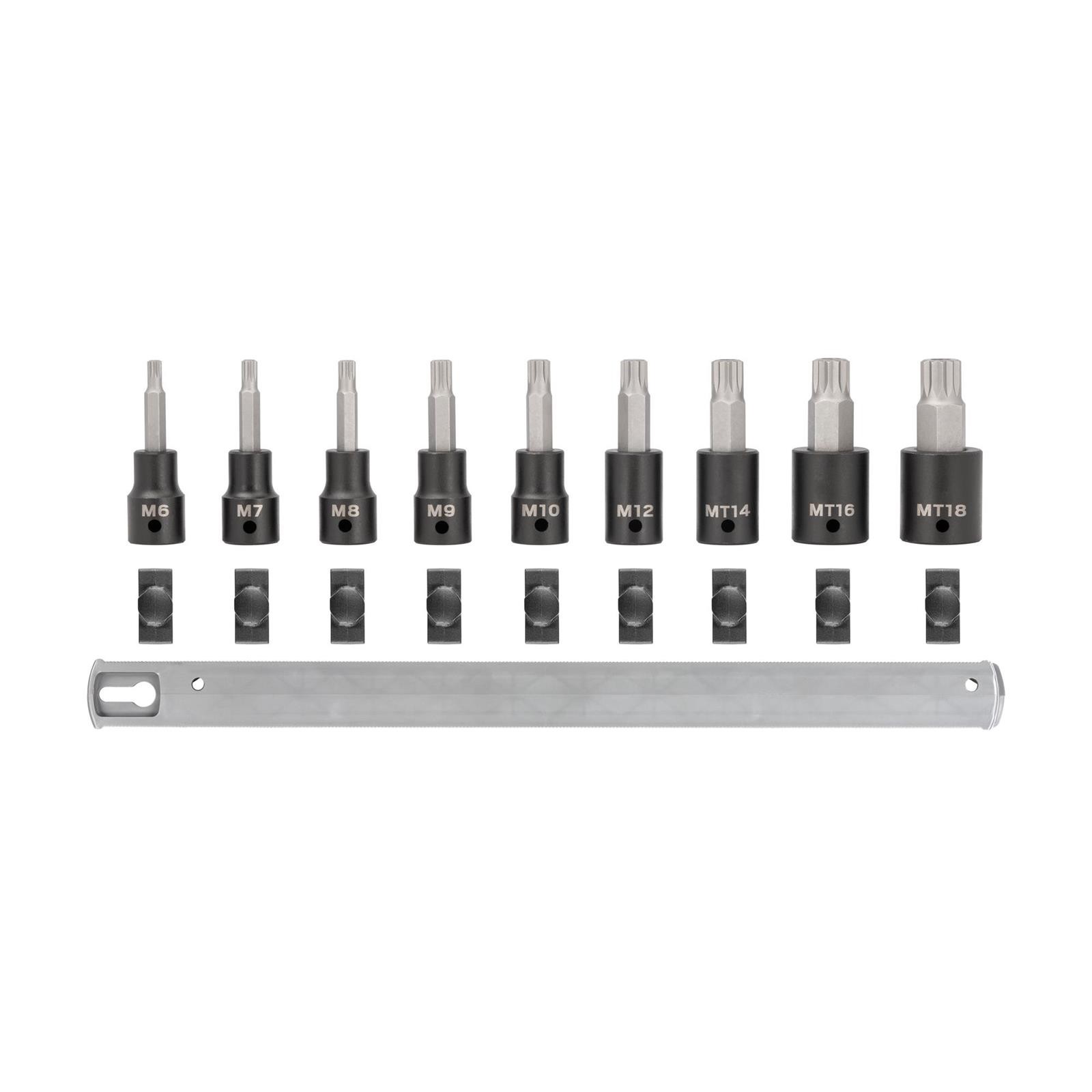 Tekton SIB92103 1/2 in Drive Triple Square Impact Bit Socket Set