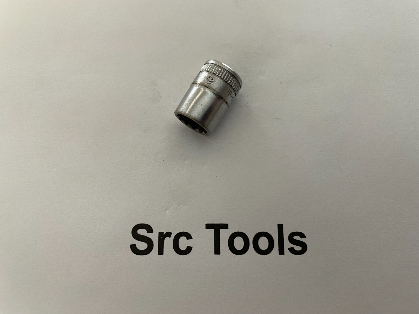 Snap-On Tools USA *1929* 3/8″ Drive 12pt 7/16″ SAE Shallow Chrome Socket F140