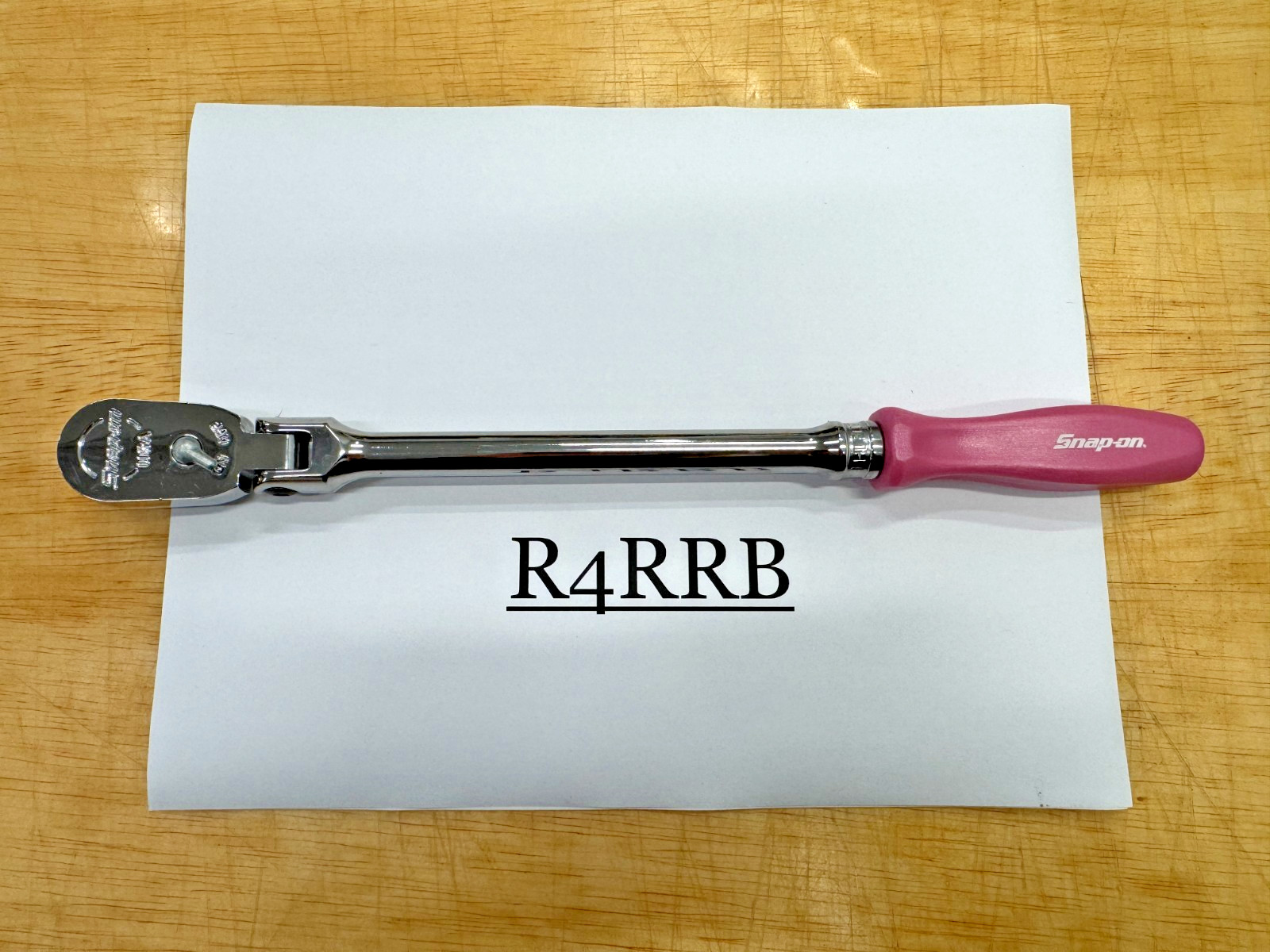 Snap-on Tools USA NOS 8pc PINK PEARL Hard Handle 3/8″ Fixed Flex Ratchet Lot Set