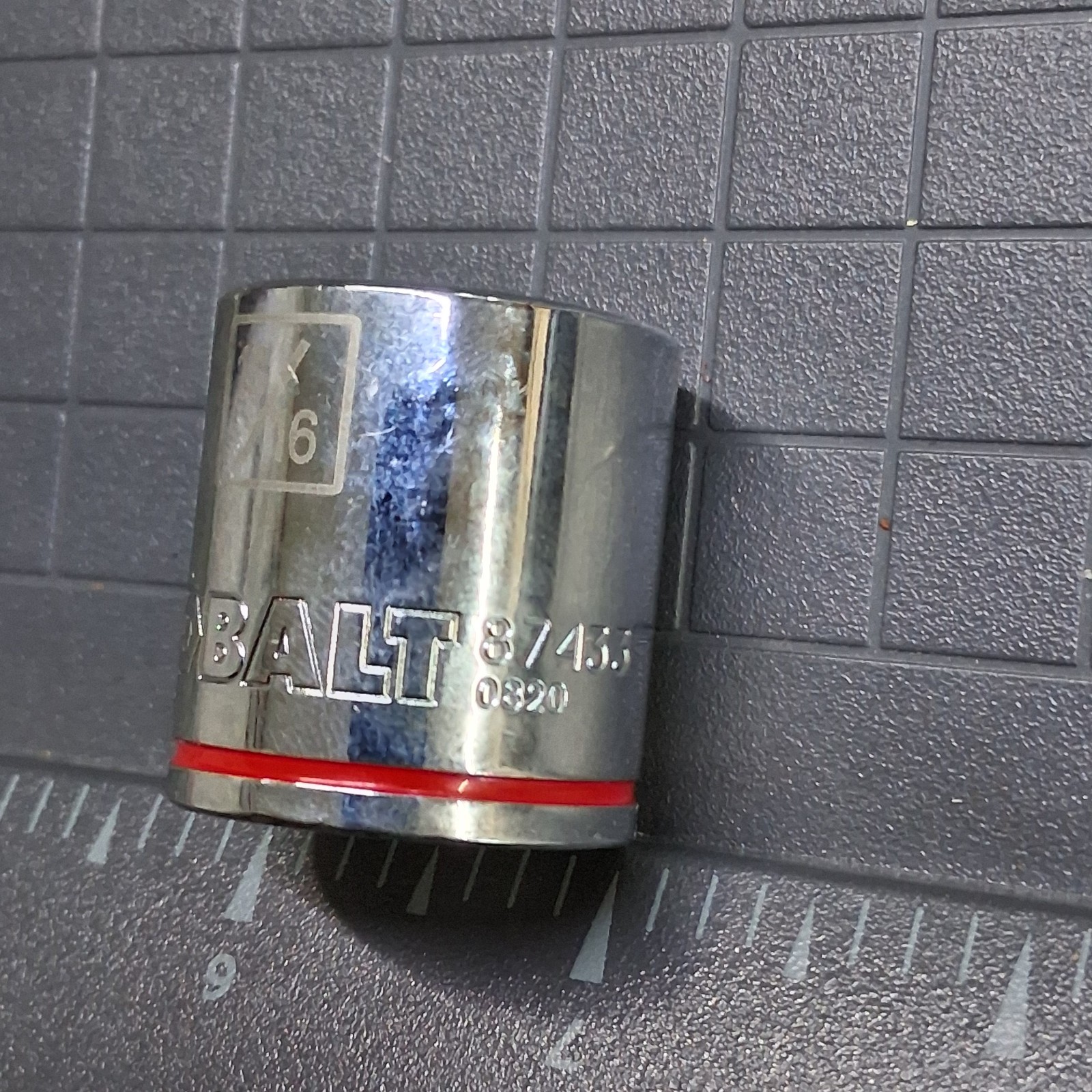 Kobalt 13/16″ SAE 3/8″ Drive 12-Point Chrome Socket
