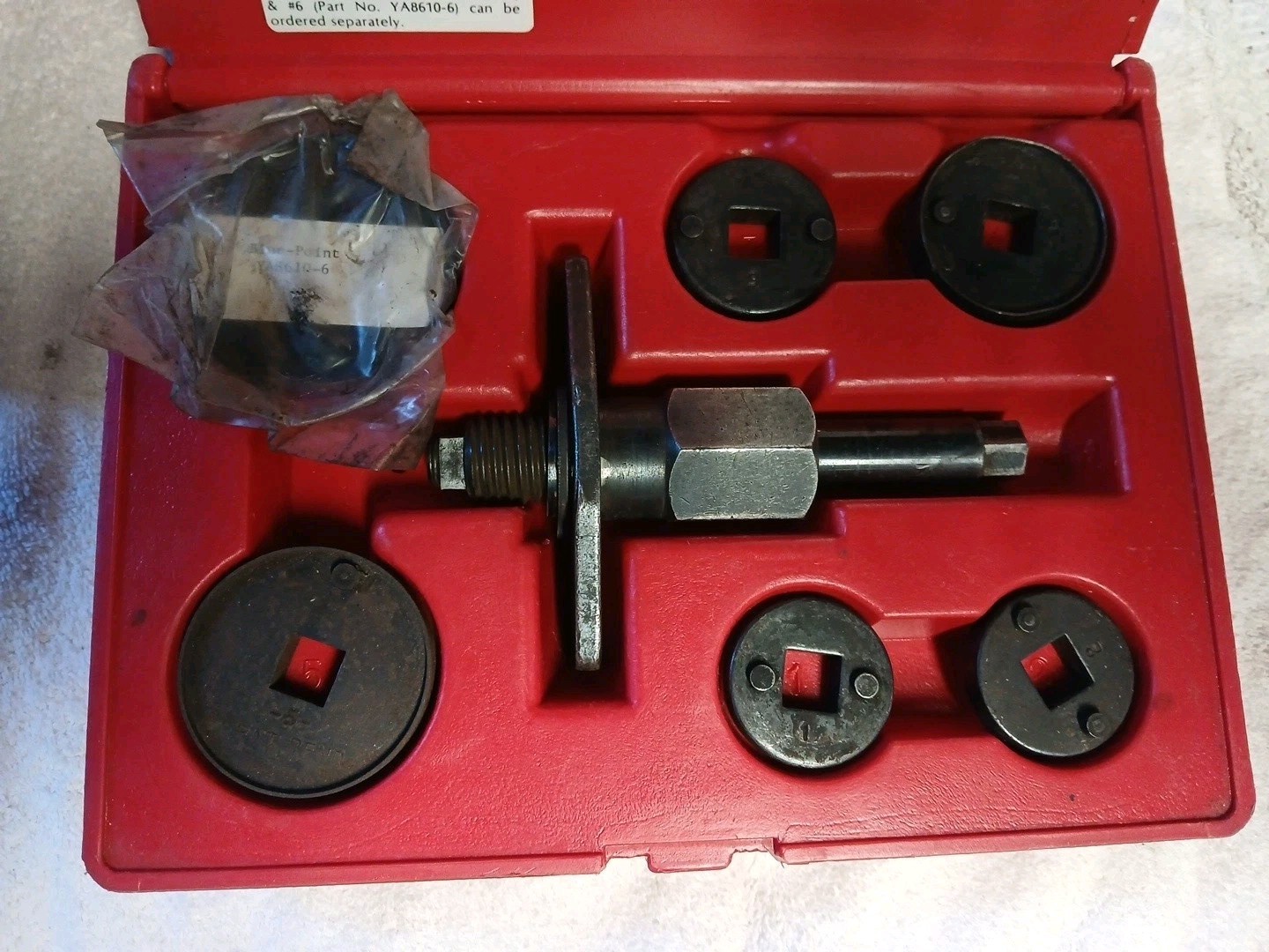 Blue-Point Tools Universal Brake Caliper Tool Set YA8525, 7 Pc With Case